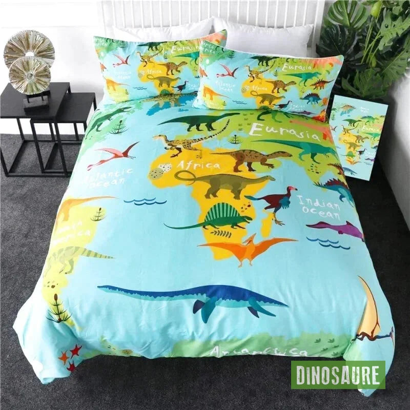 Housse de Couette Dinosaure Terre