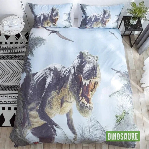 Housse de Couette Dinosaure Terrifiant