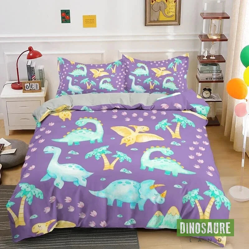 Housse de Couette Enfant Dinosaure