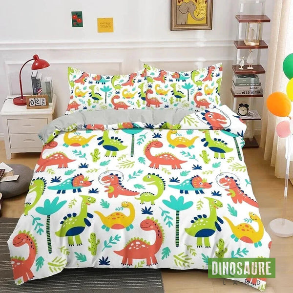 Housse de Couette Enfant Dinosaures