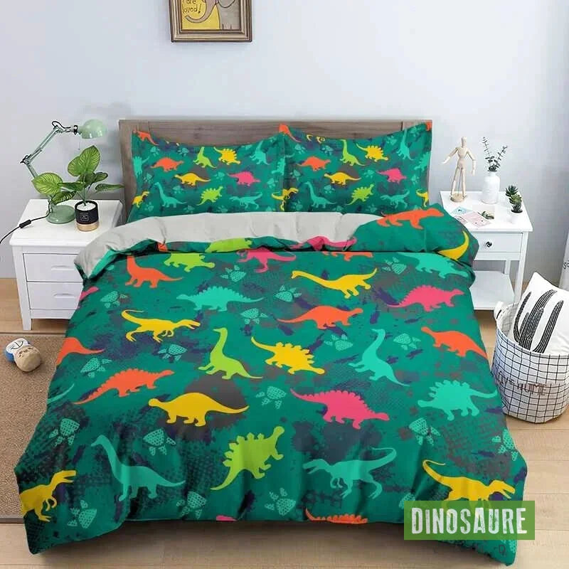 Housse de Couette Motifs Dinosaures