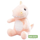 Joli Dinosaure en Peluche Rose