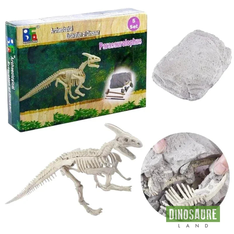 Jouet Dinosaure Kit de Fouille Parasaurolophus