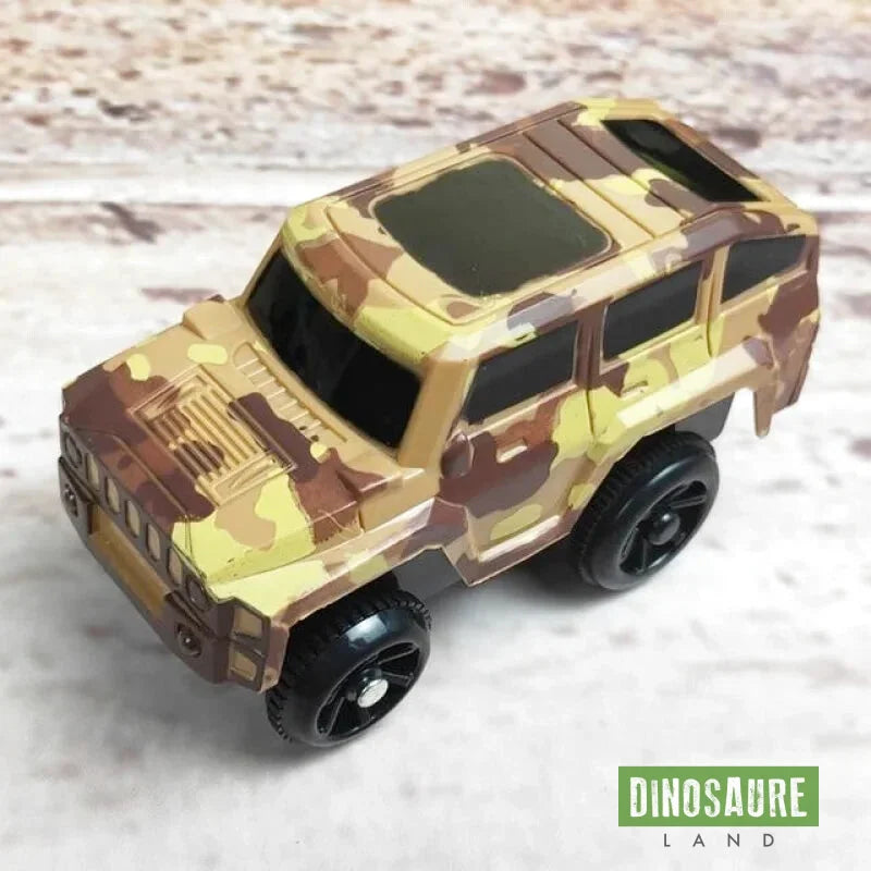 Jouet Montagne Dinosaure Voiture Militaire - Dino Jurassic