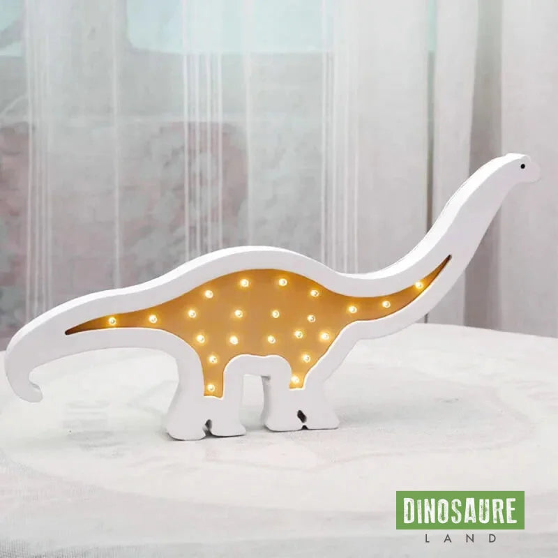 veilleuse lampe dinosaure diplodocus brachiosaure