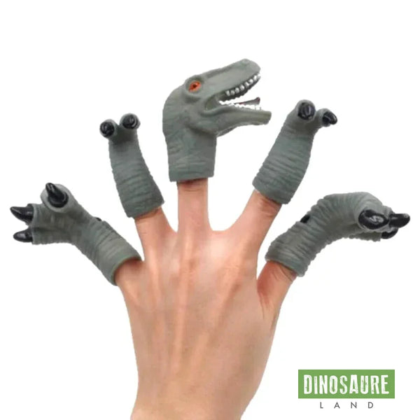 marionnette a doigt dinosaure