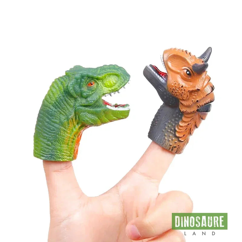 marionnette a doigt dinosaure