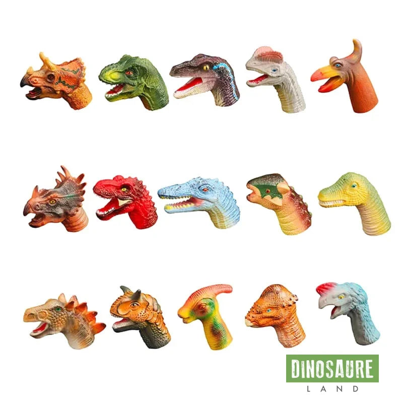 marionnette a doigt dinosaure