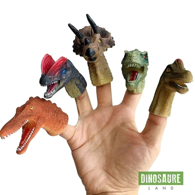 marionnette a doigt dinosaure