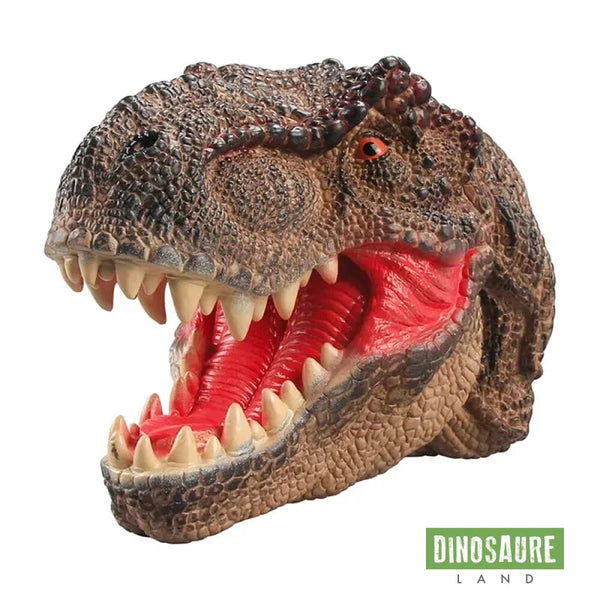 gant marionnette main dinosaure