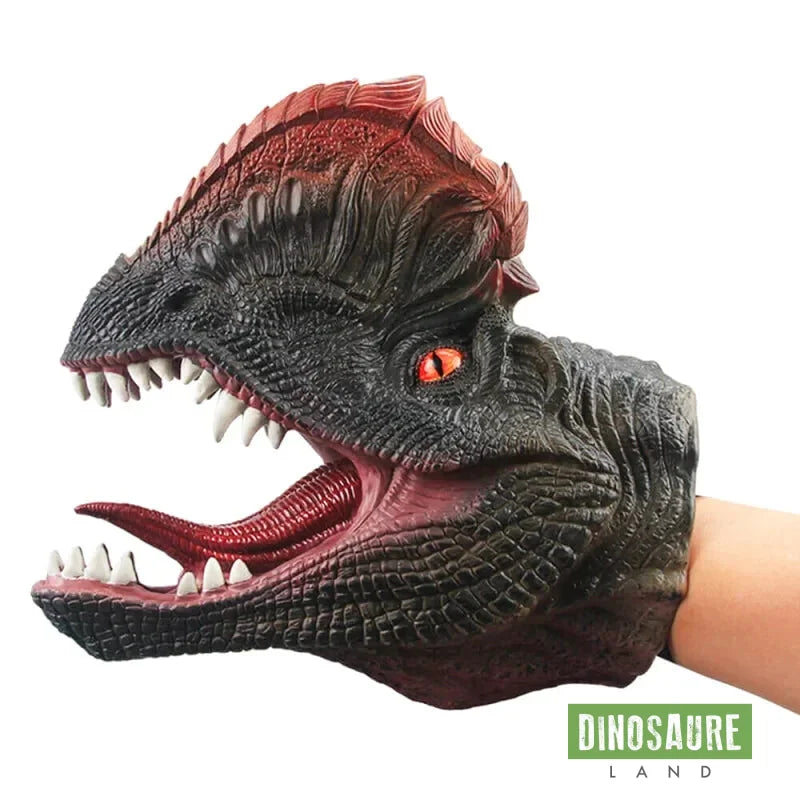 gant marionnette main dinosaure
