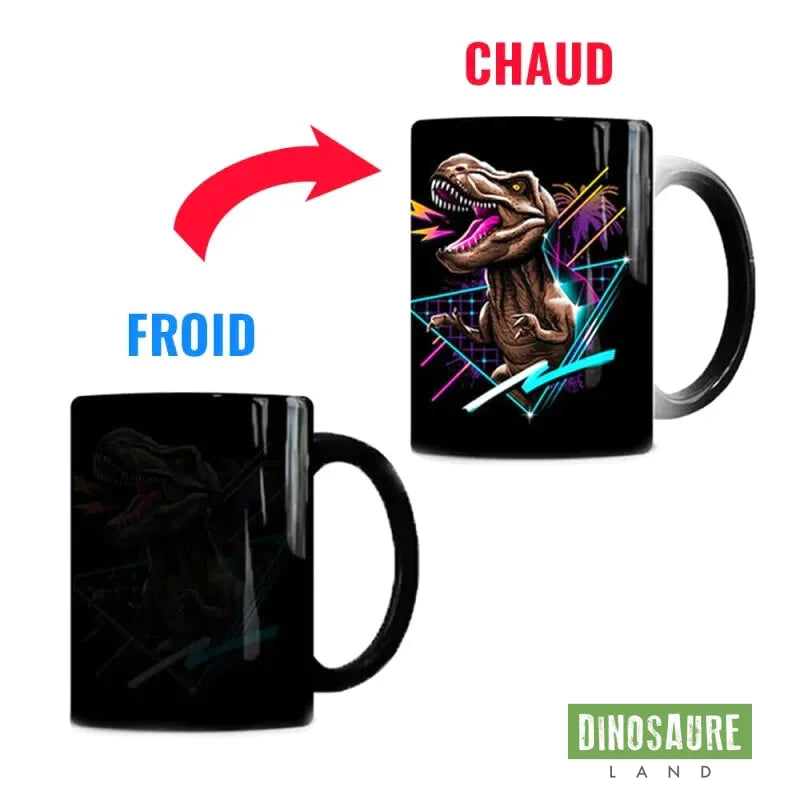 mug dinosaure magique t rex