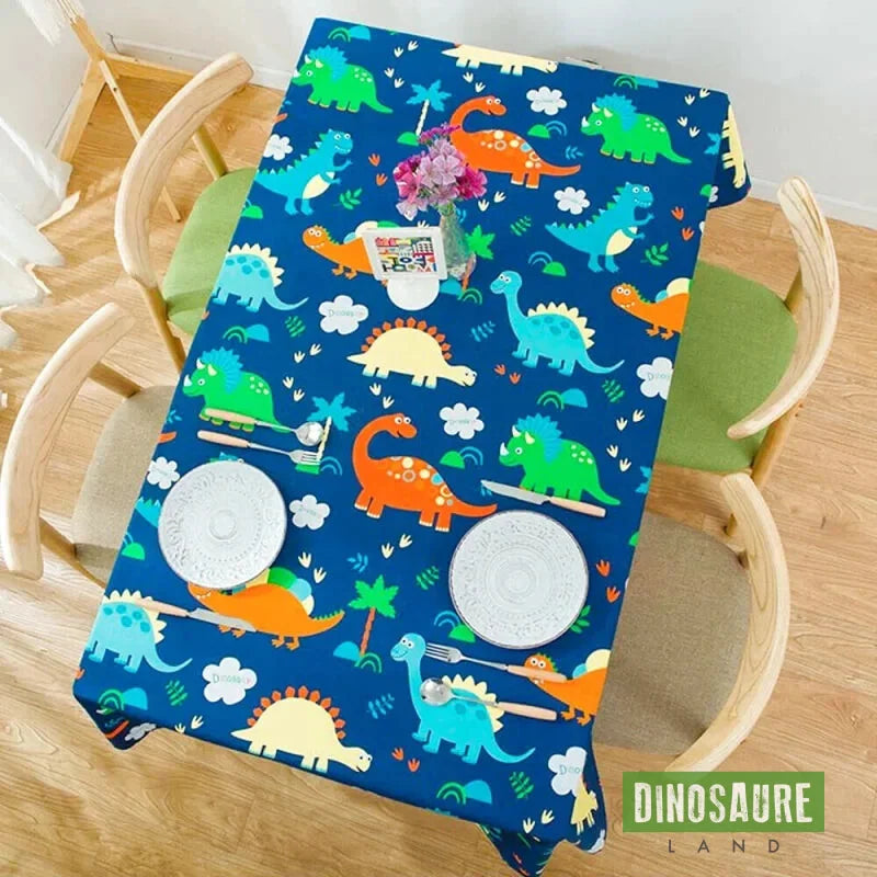 nappe de table dinosaure