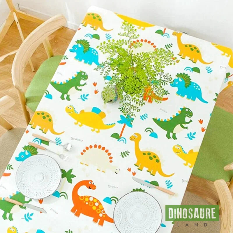 nappe de table dinosaure