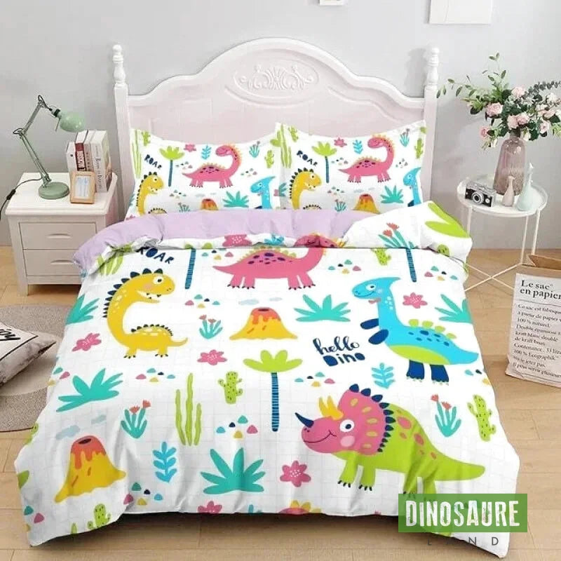 Parure Housse de Couette Dinosaure