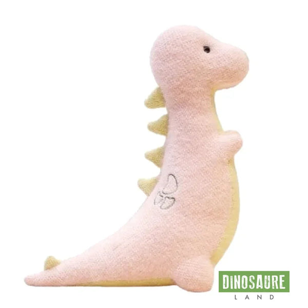 Peluche au Crochet Dinosaure Rose