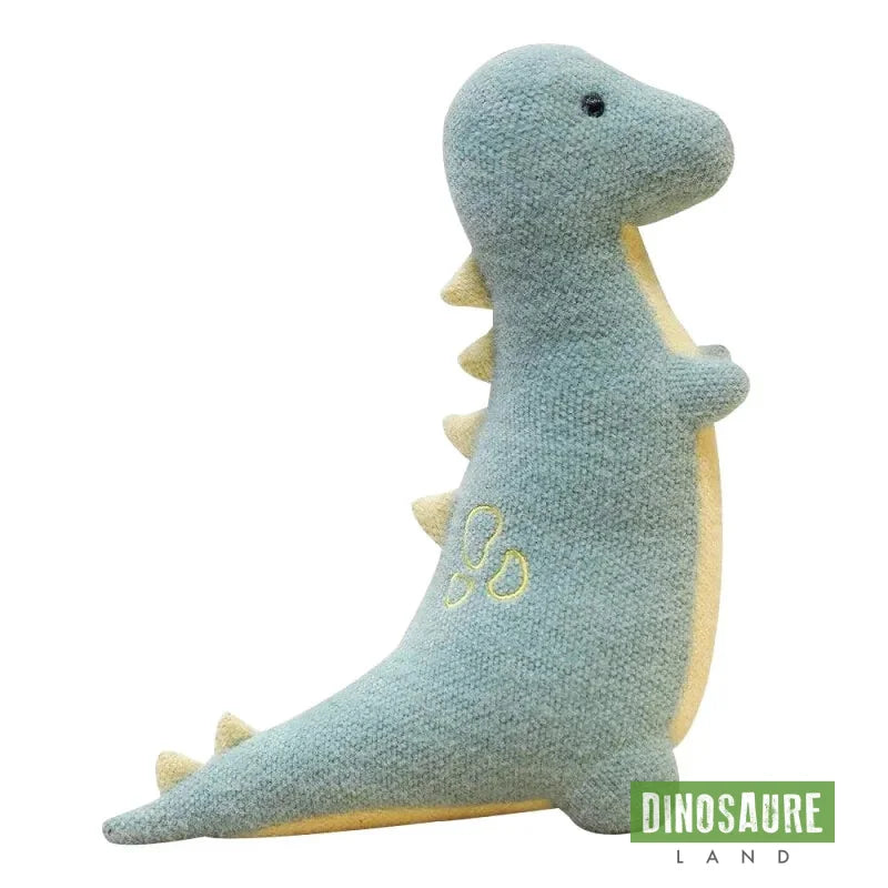 Peluche au Crochet Dinosaure Vert