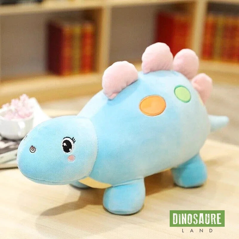 Peluche Bébé Famille Dinosaure Bleu