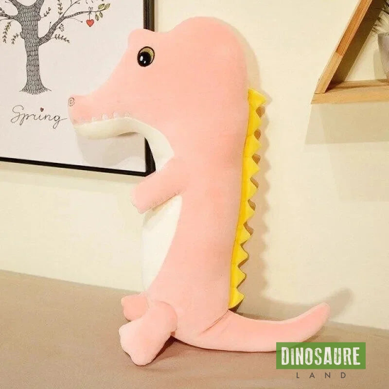 Peluche Dinosaure 1m10 rose