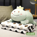 Peluche Dinosaure Allongé et Couverture