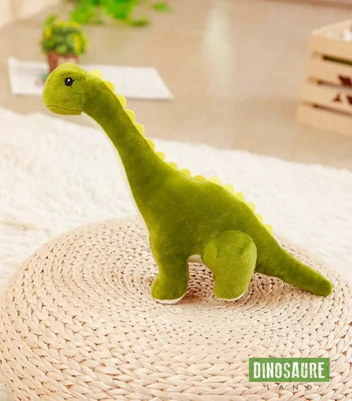 Peluche dinosaure Diplodocus Brachiosaure verte