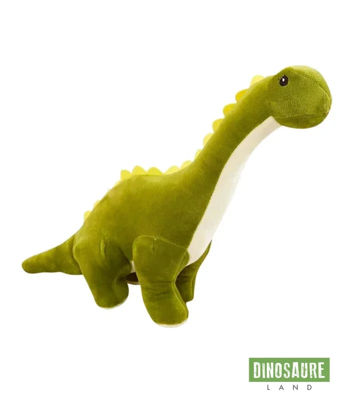 Peluche dinosaure Diplodocus Brachiosaure vert