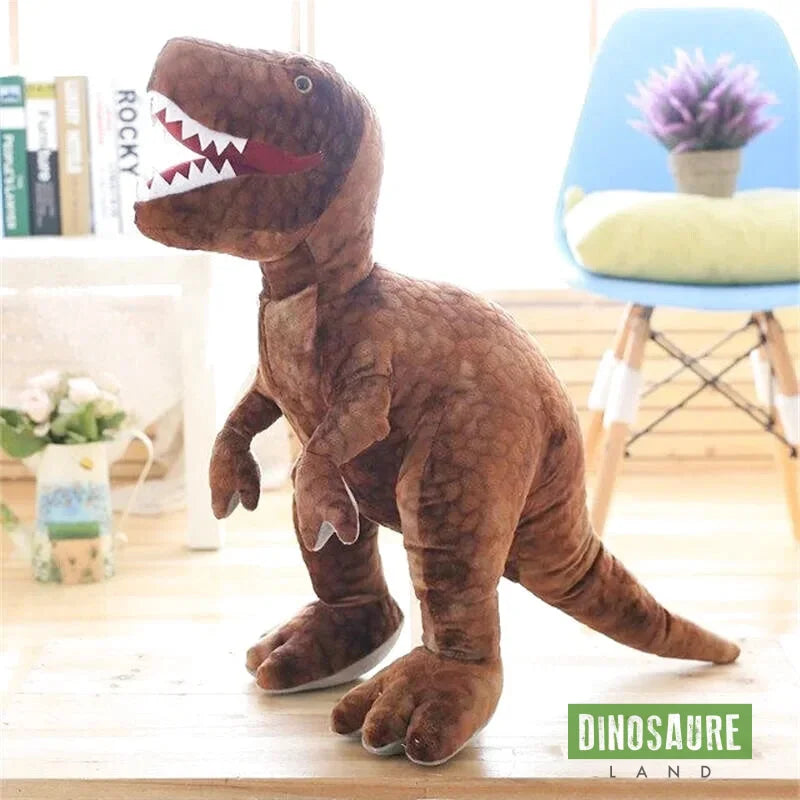 peluche dinosaure en tissu