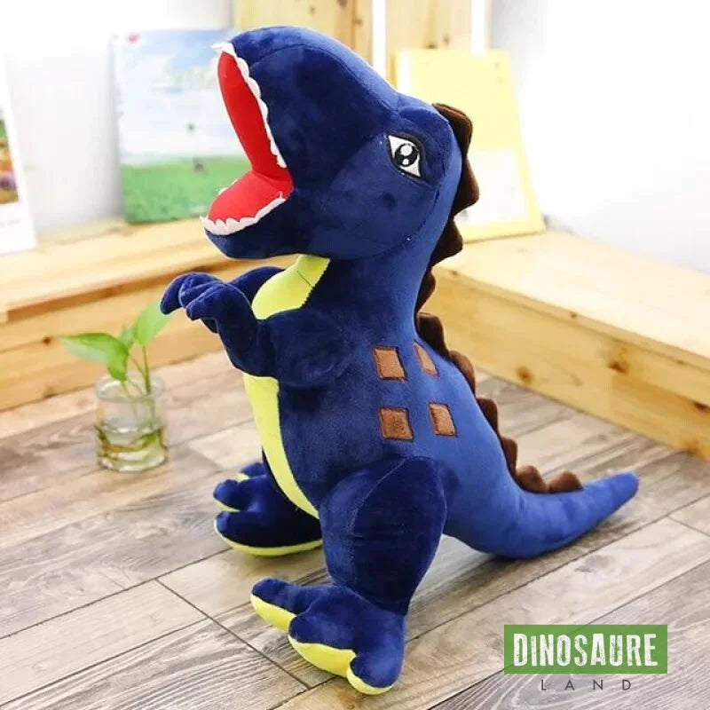 Peluche Dinosaure George Bleu 60 cm - Dino Jurassic