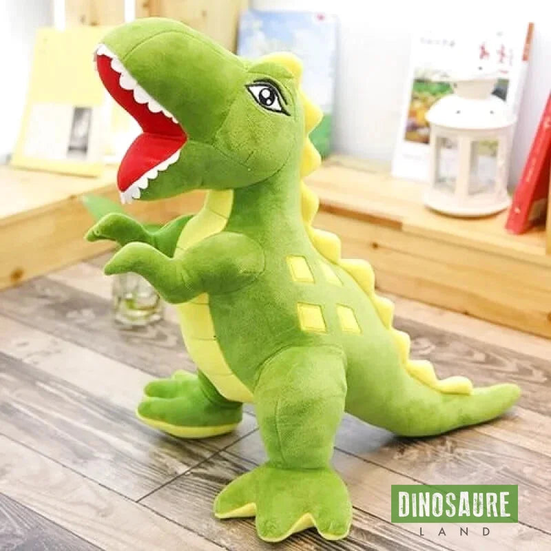 Peluche Dinosaure George Vert 60cm - Dino Jurassic