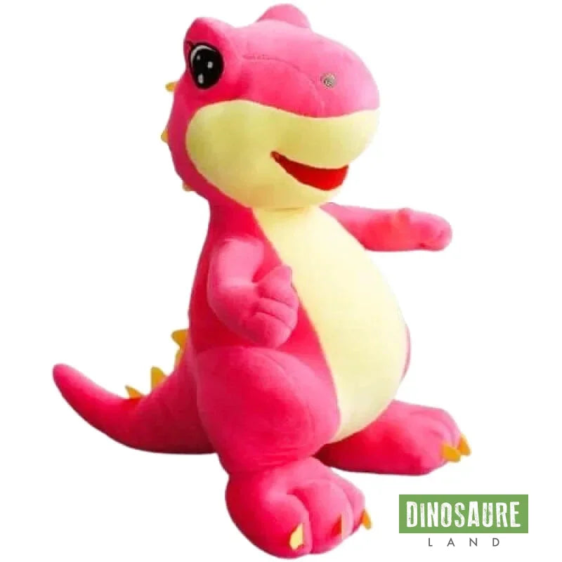 Peluche Dinosaure Griffes Rose