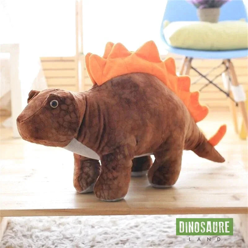 peluche dinosaure mignon marron