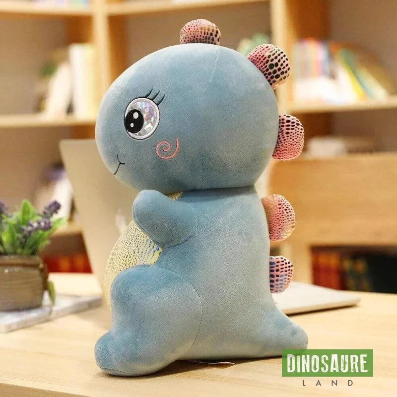 Peluche Dinosaure Mignonne Bleu