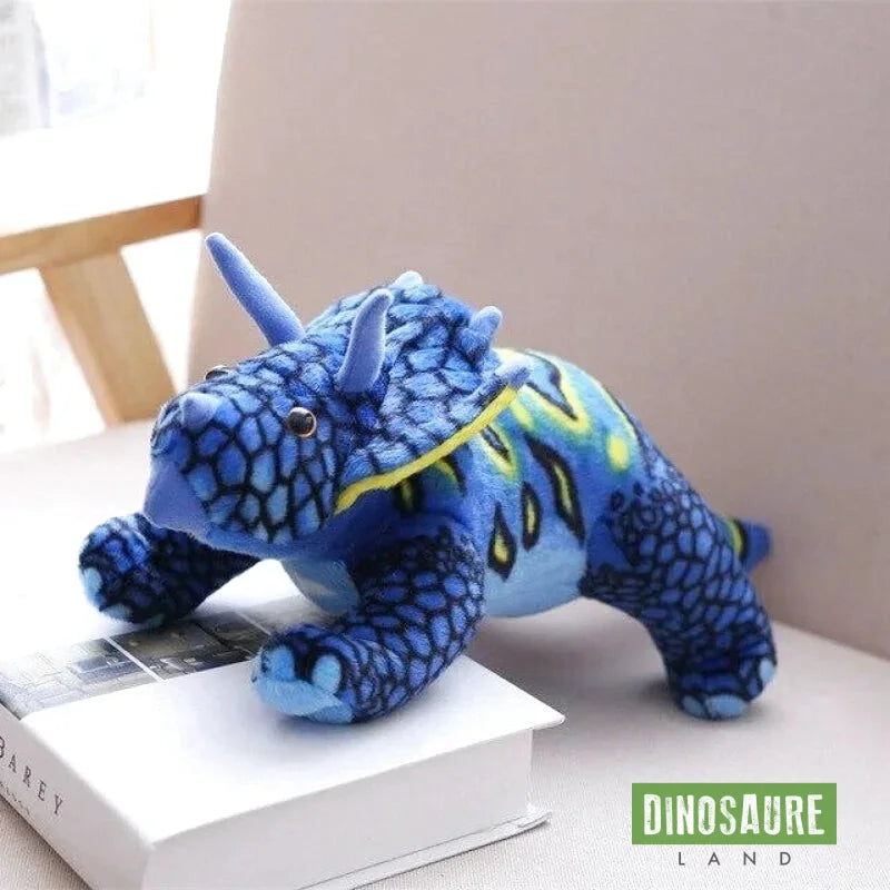 Peluche Dinosaure Multicolore Bleu