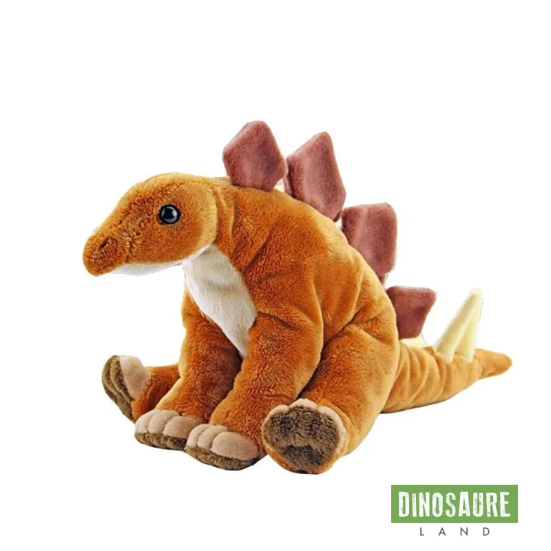 Peluche Dinosaure Orange 30cm