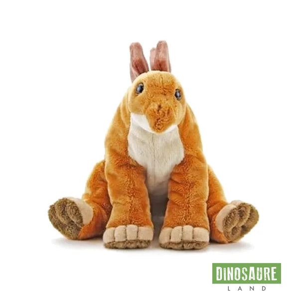 Peluche Dinosaure Orange 30cm