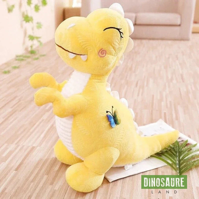 Peluche Dinosaure Petits Pieds Jaune