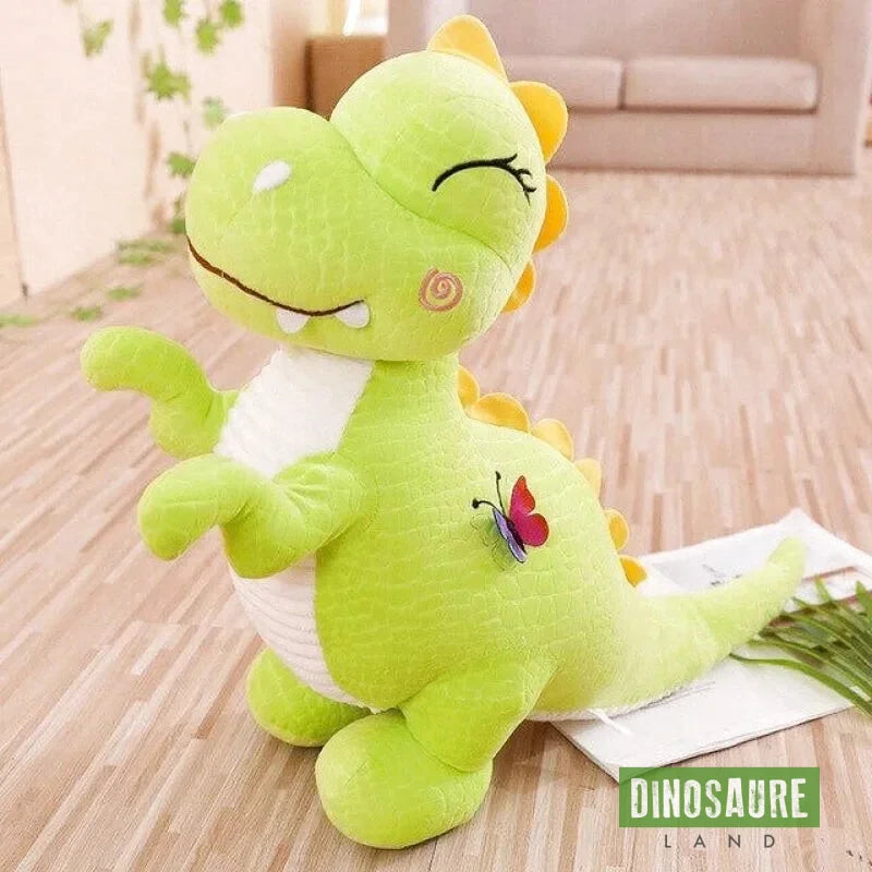 Peluche Dinosaure Petits Pieds Vert