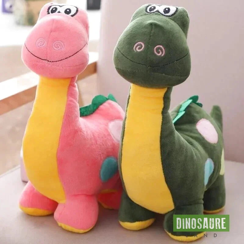 Peluche Dinosaure Rose 30cm