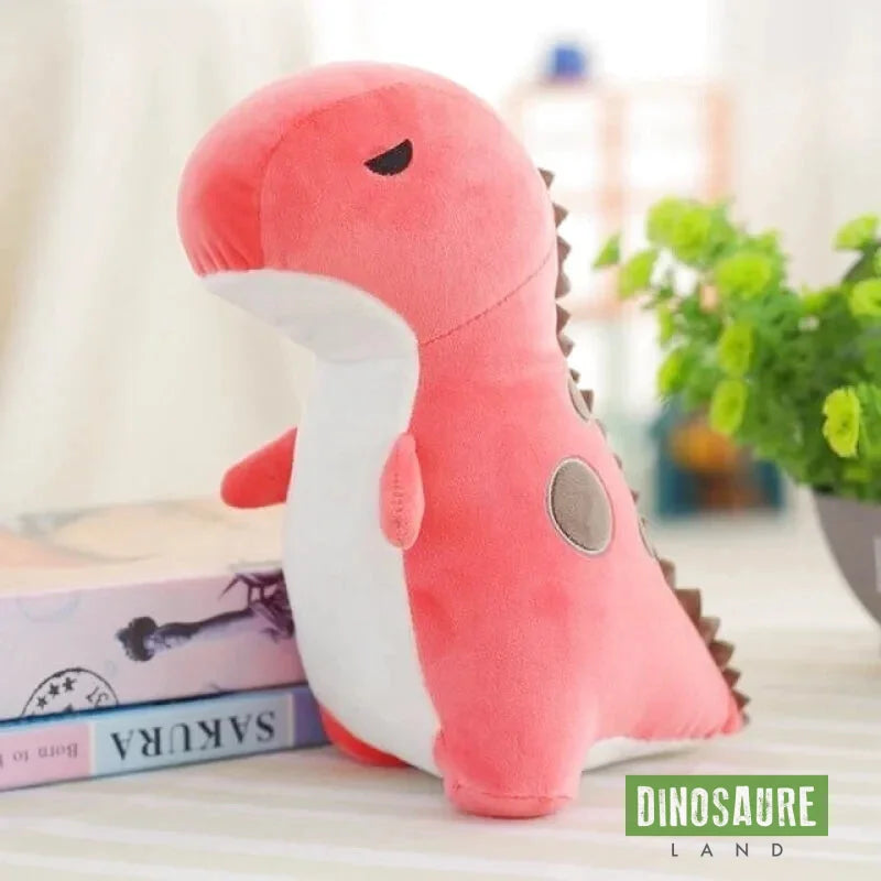 Peluche Dinosaure Rouge 30cm