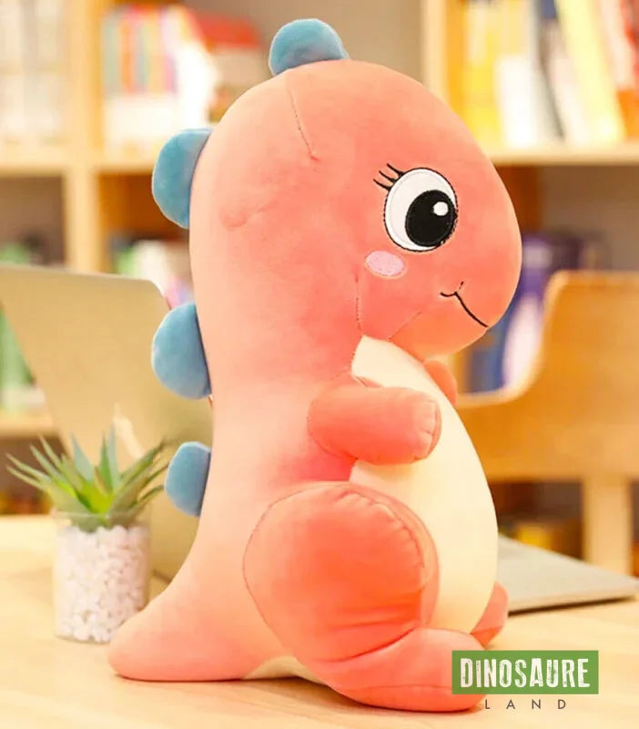 peluche dinosaure mignon orange