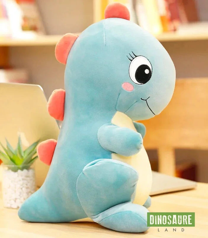 peluche dinosaure mignon bleu