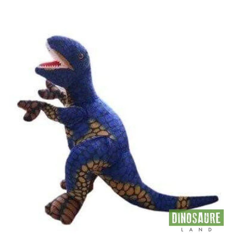 Peluche Dinosaure T-Rex Réaliste Bleu
