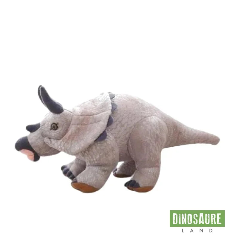 Peluche Dinosaure Tricératops Gris 20cm