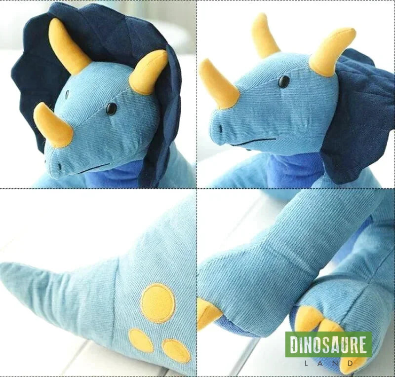 Peluche Dinosaure Tricératops Velours 35cm