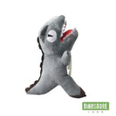 Peluche Dinosaure Tyrannosaure Gris
