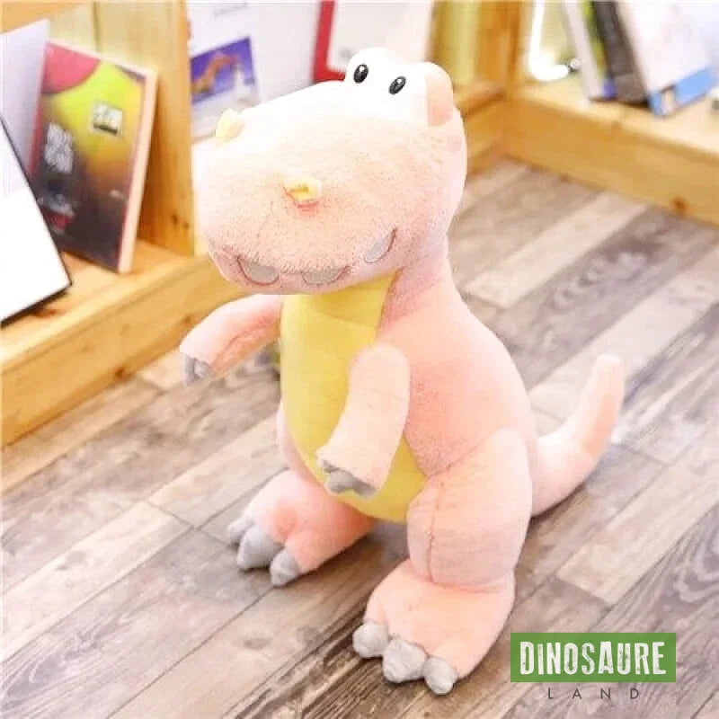 Peluche Dinosaure Bébé Tyrannosaure Rose