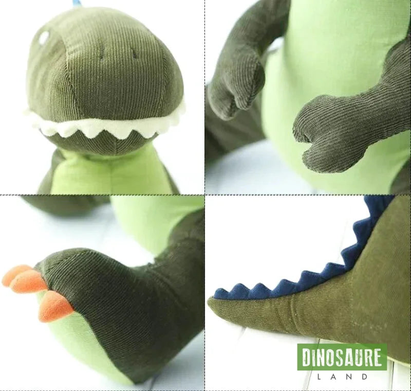 Peluche Dinosaure Tyrannosaure Velours 32cm