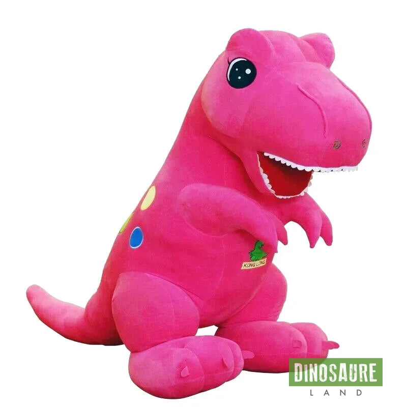 Peluche Dinosaure Tyrannosaurus Rex Rose