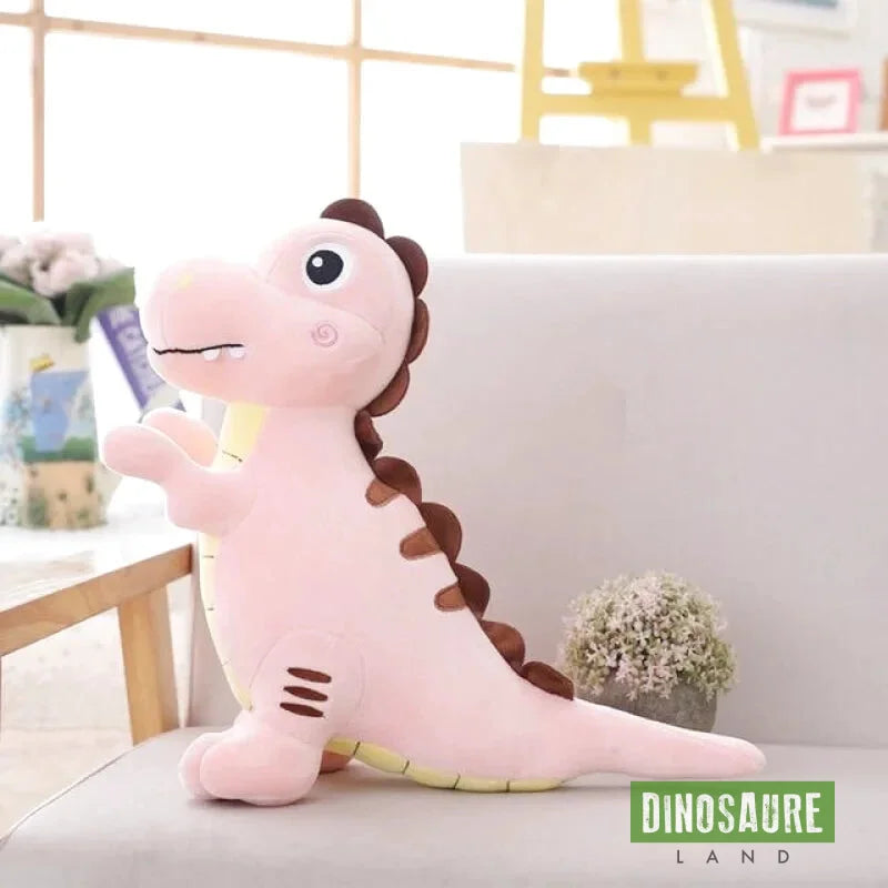 Peluche Dinosaure Tyrex Rose