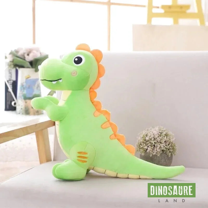 Peluche Dinosaure Tyrex Vert Clair